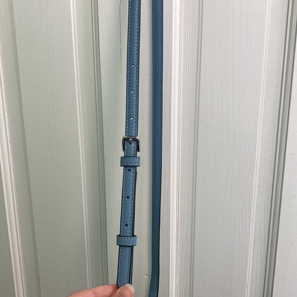 Kate Spade Leila Blue Mini Flap Crossbody Purse Bag - Picture 10 of 14